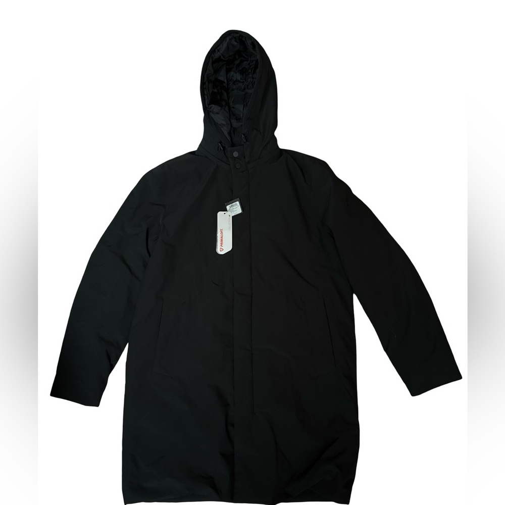 Club Monaco Men’s Refined Padded Jacket Manteaux Black/Noir Size L